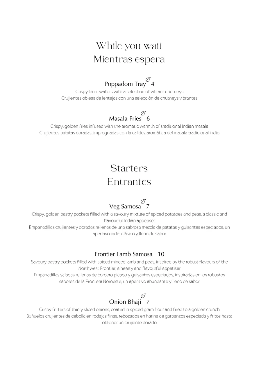 Jatayu Food Menu Final Draft-02 food jatayu indian restaurant