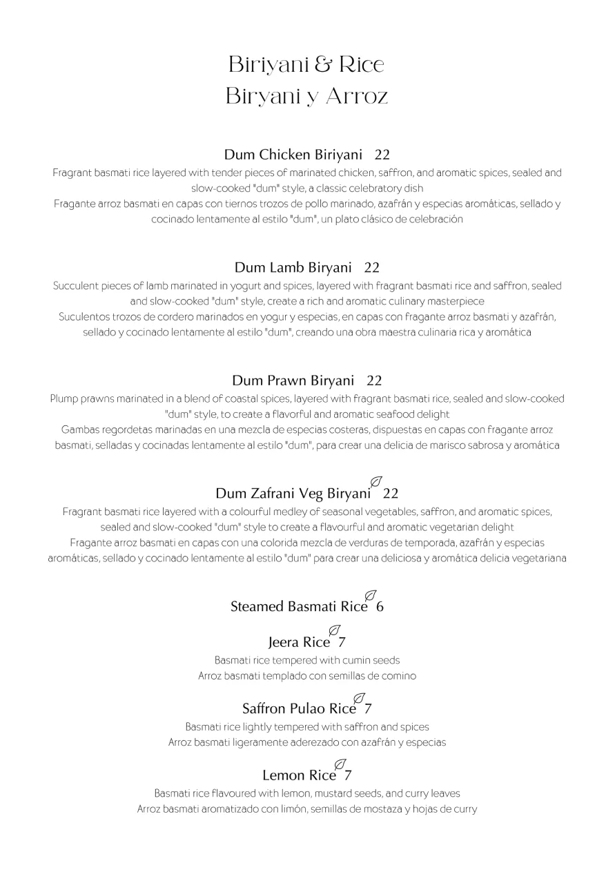 Jatayu Food Menu Final Draft-11 food jatayu indian restaurant