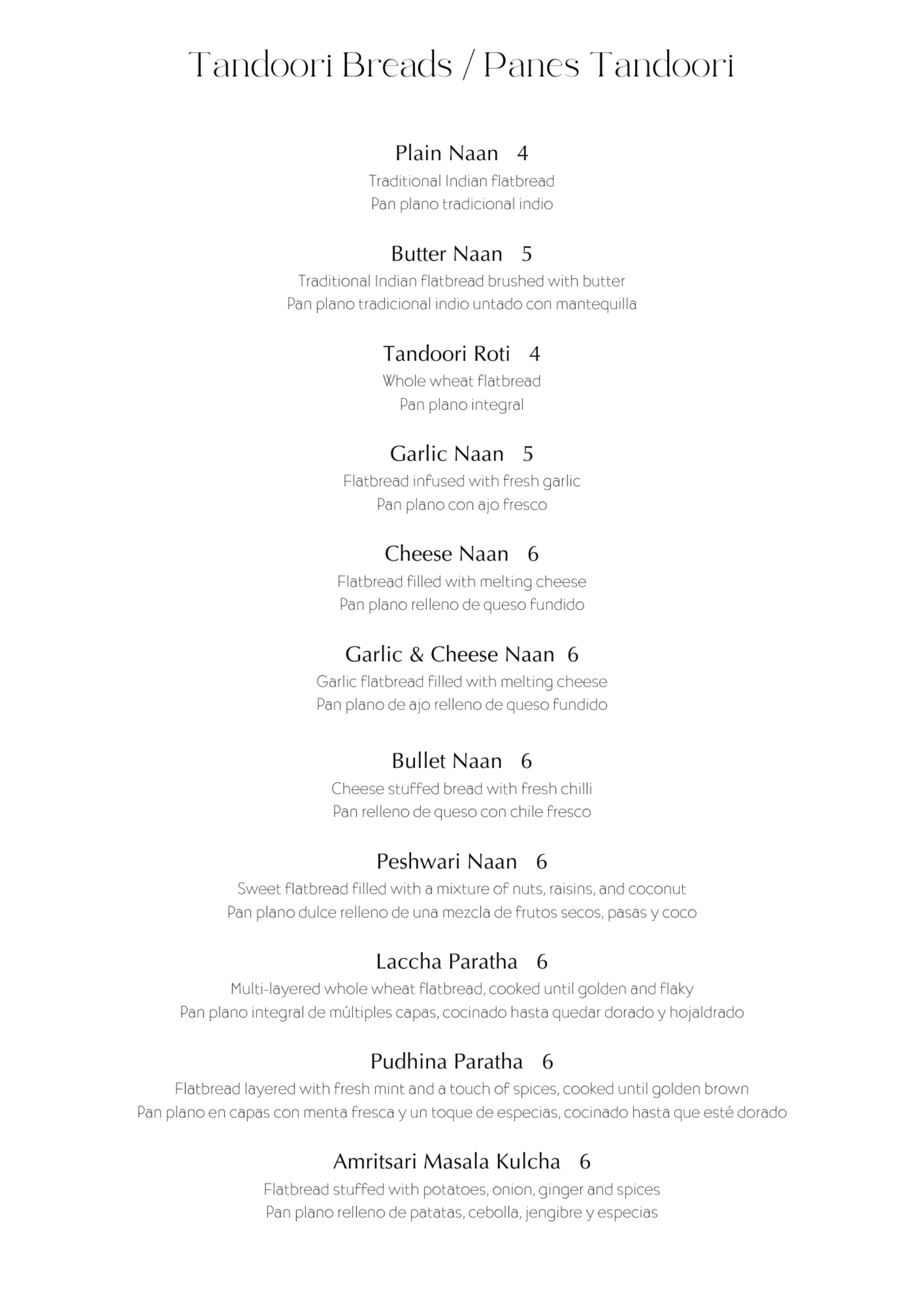 Jatayu Ibiza Menu 12 Jatayu Ibiza Menu 12
