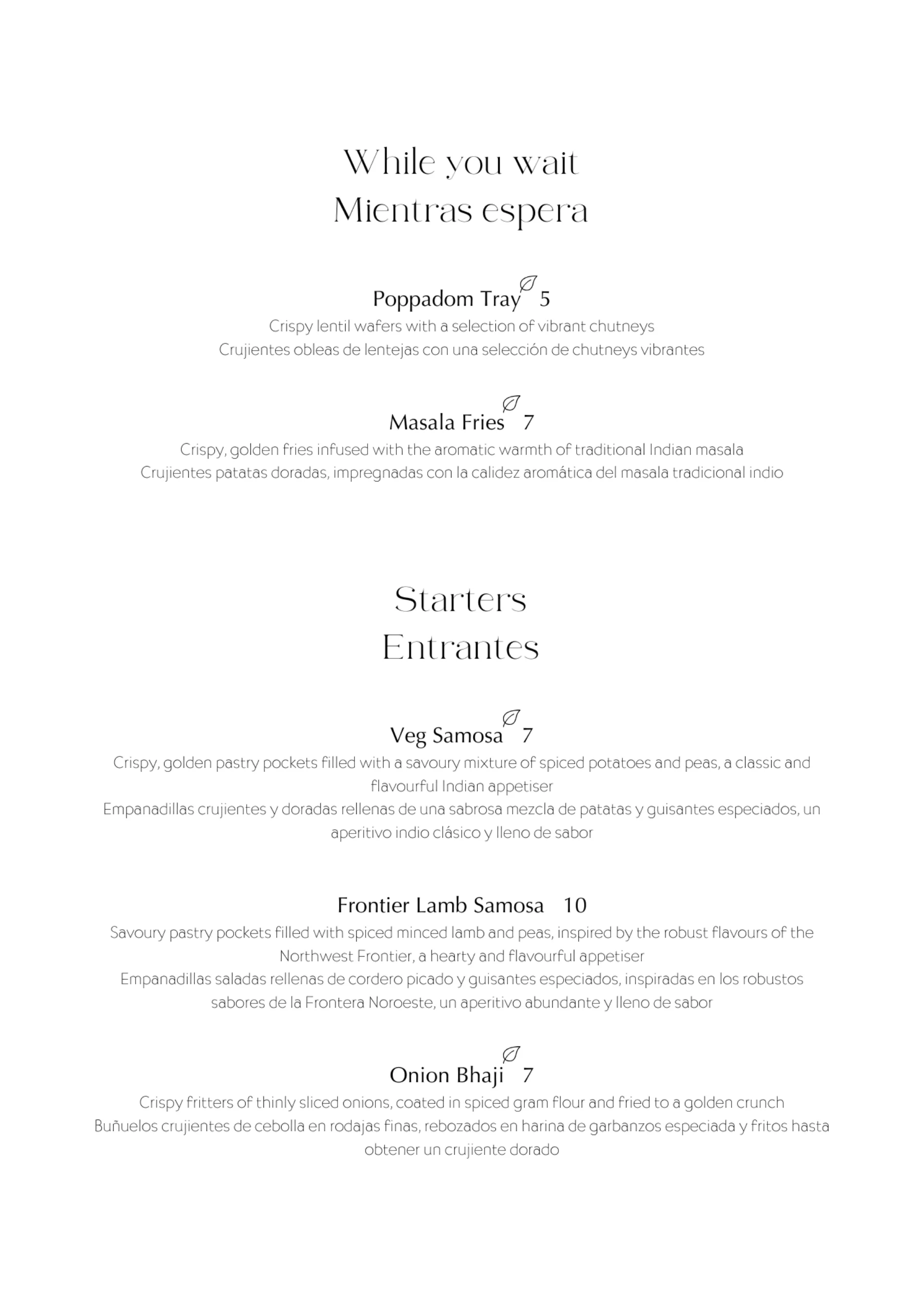 Jatayu Ibiza Menu 2 Jatayu Ibiza Menu 2